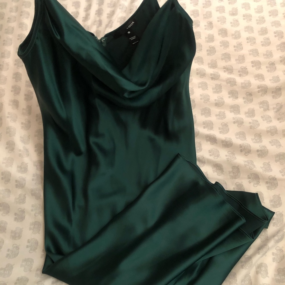 Satin cowl neck Slip dress